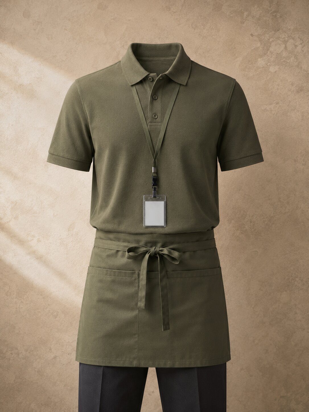 Retail uniforms — store staff, aprons, polos